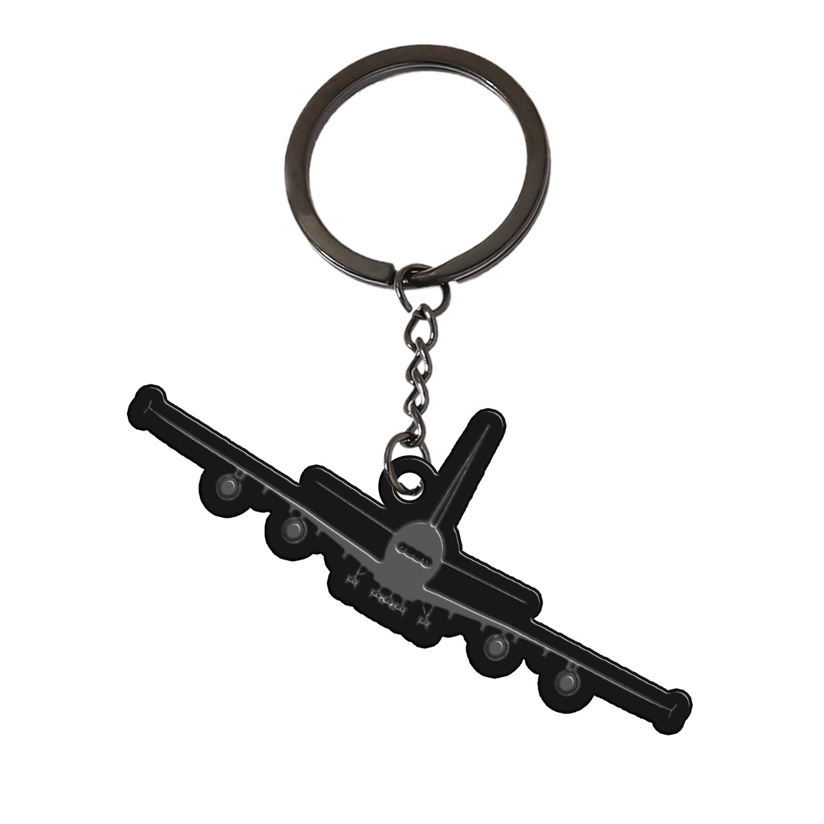 Airbus A380 Silhouette Designed Hollow Key Chains
