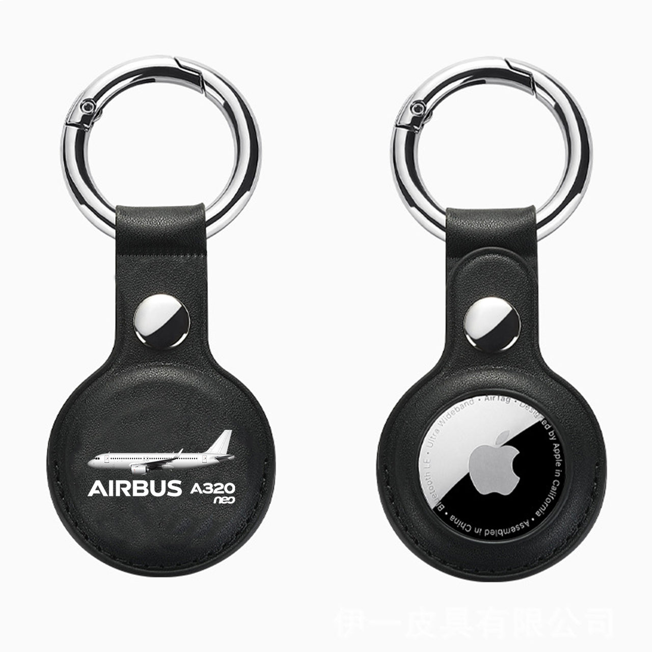 The Airbus A320Neo Design Airtags Leather Cases