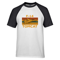 Thumbnail for Retro F-14 TOMCAT Designed Raglan T-Shirts