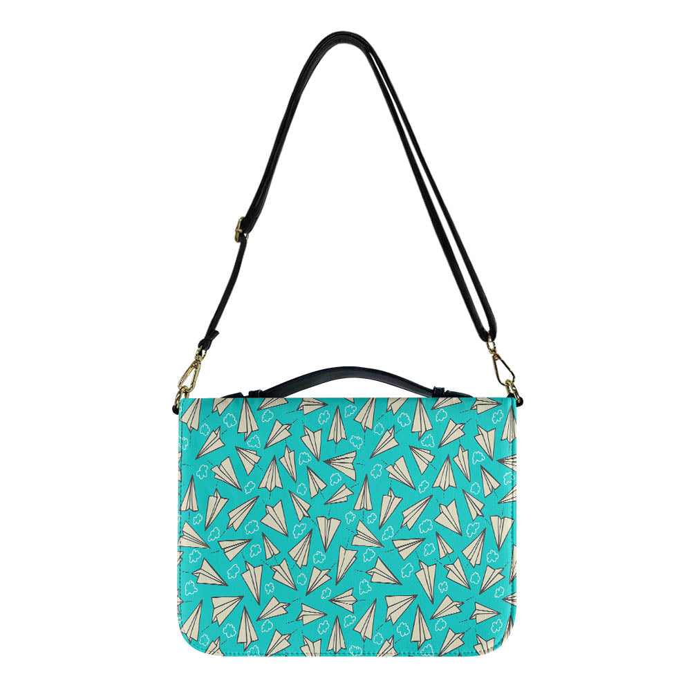 Super Cool Paper Airplanes 2 Designed PU Accessories Bags Strap Style