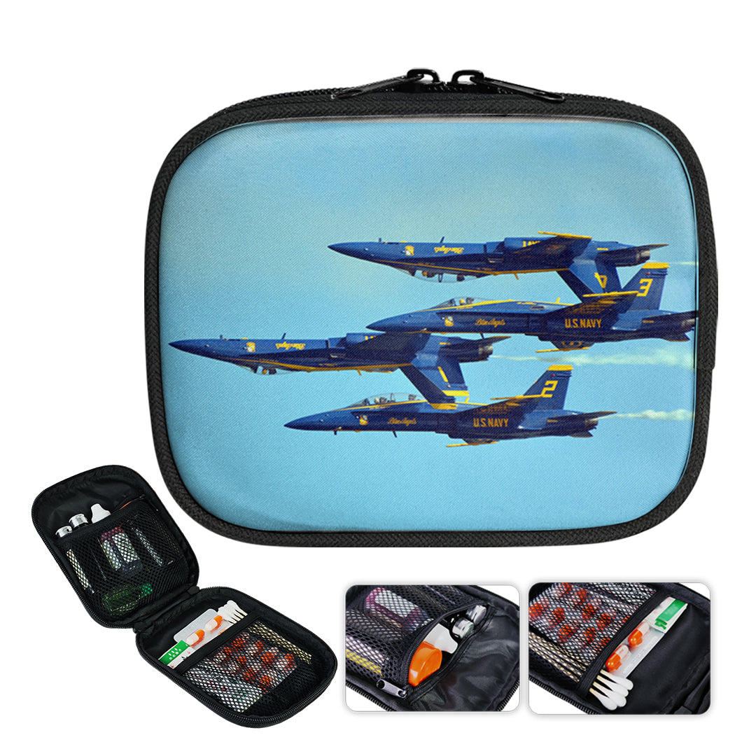 US Navy Blue Angels Designed Travel & Medical Storage Bags