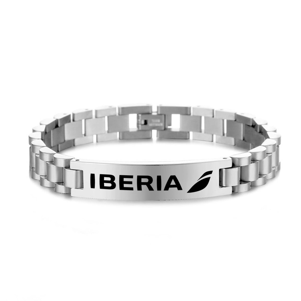 Iberia Airlines Designed Stainless Steel Chain Bracelets
