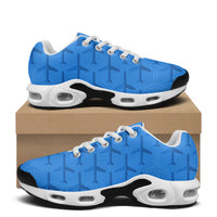 Thumbnail for Blue Seamless Airplanes Designed Air Cushion Running Shoes