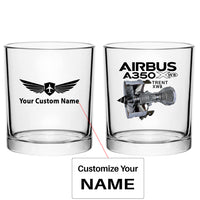 Thumbnail for Airbus A350 & Trent Wxb Engine Designed Special Whiskey Glasses