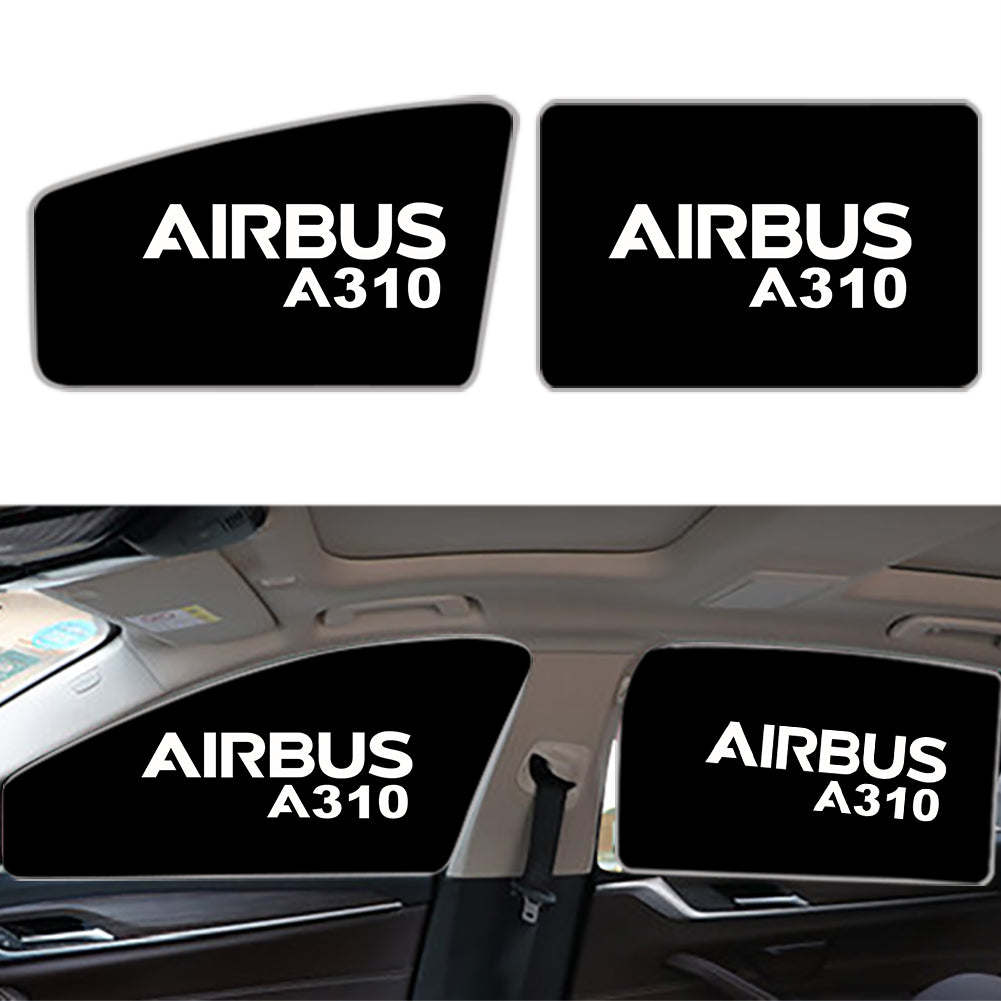 Airbus A310 & Text Designed Car Sun Shade (Side window)