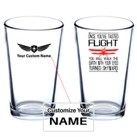 Thumbnail for Once You've Tasted Flight Designed Beer & Water Glasses
