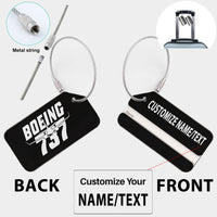 Thumbnail for Amazing Boeing 737 Designed Fashion Metal Luggage Tags