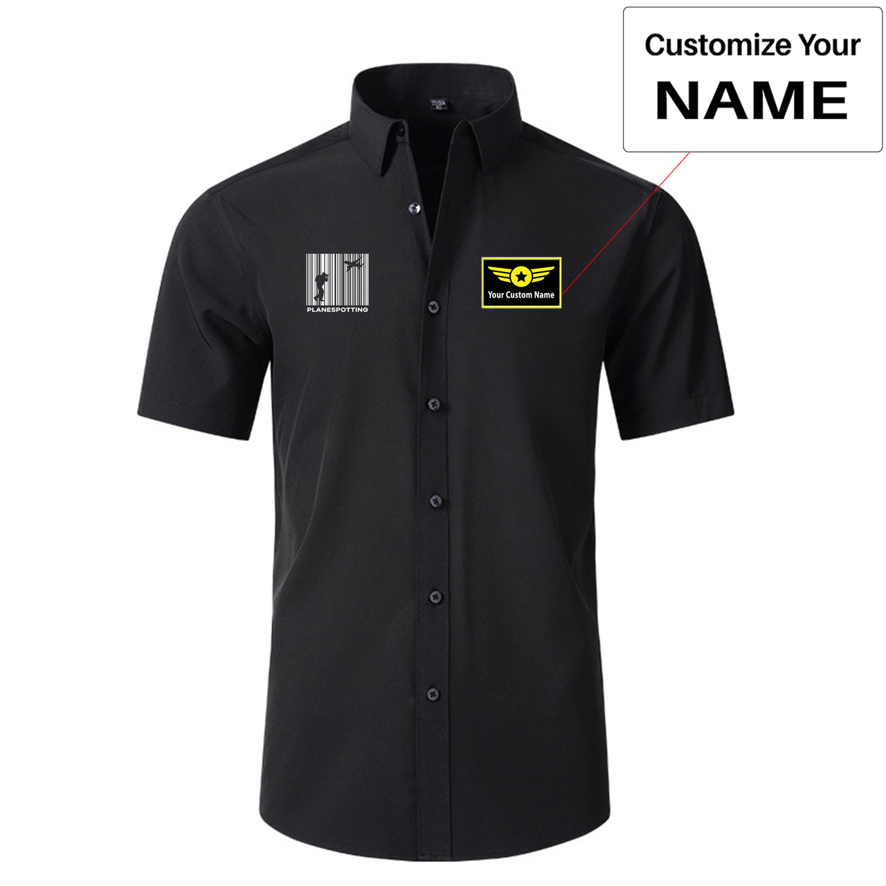 Planespotting Designed Short Sleeve Shirts
