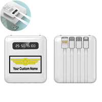 Thumbnail for Custom Name (Badge 1) Designed 10000mAh Quick Charge Powerbank
