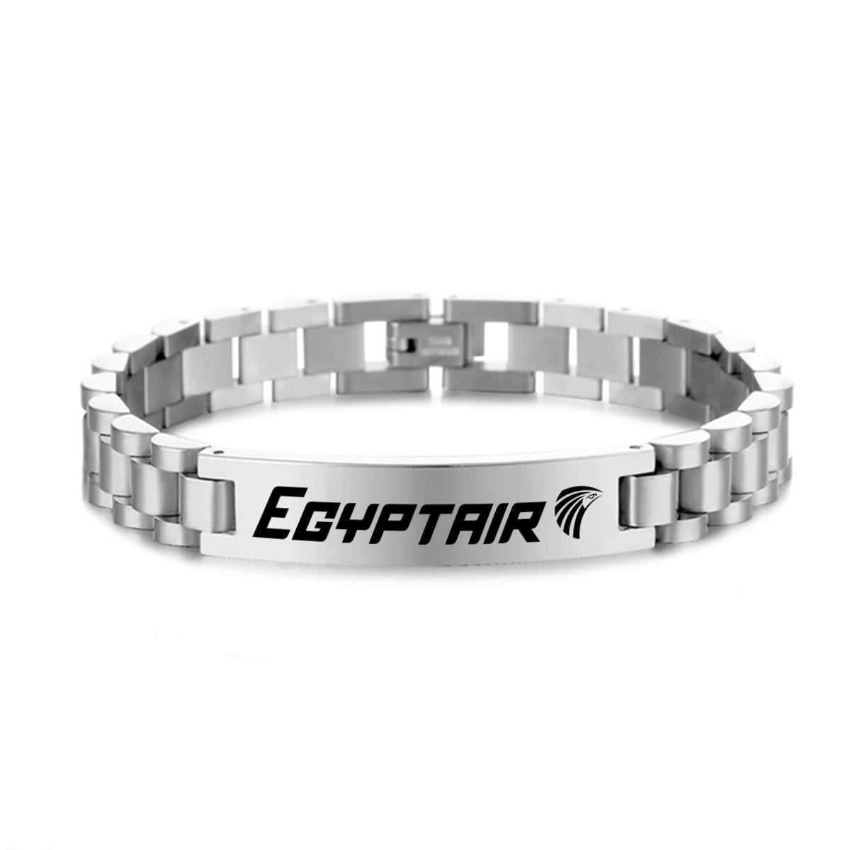 Egyptair Airlines Designed Stainless Steel Chain Bracelets