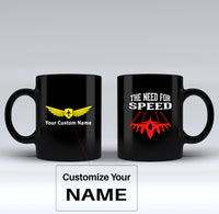 Thumbnail for The Need For Speed Designed Black Mugs