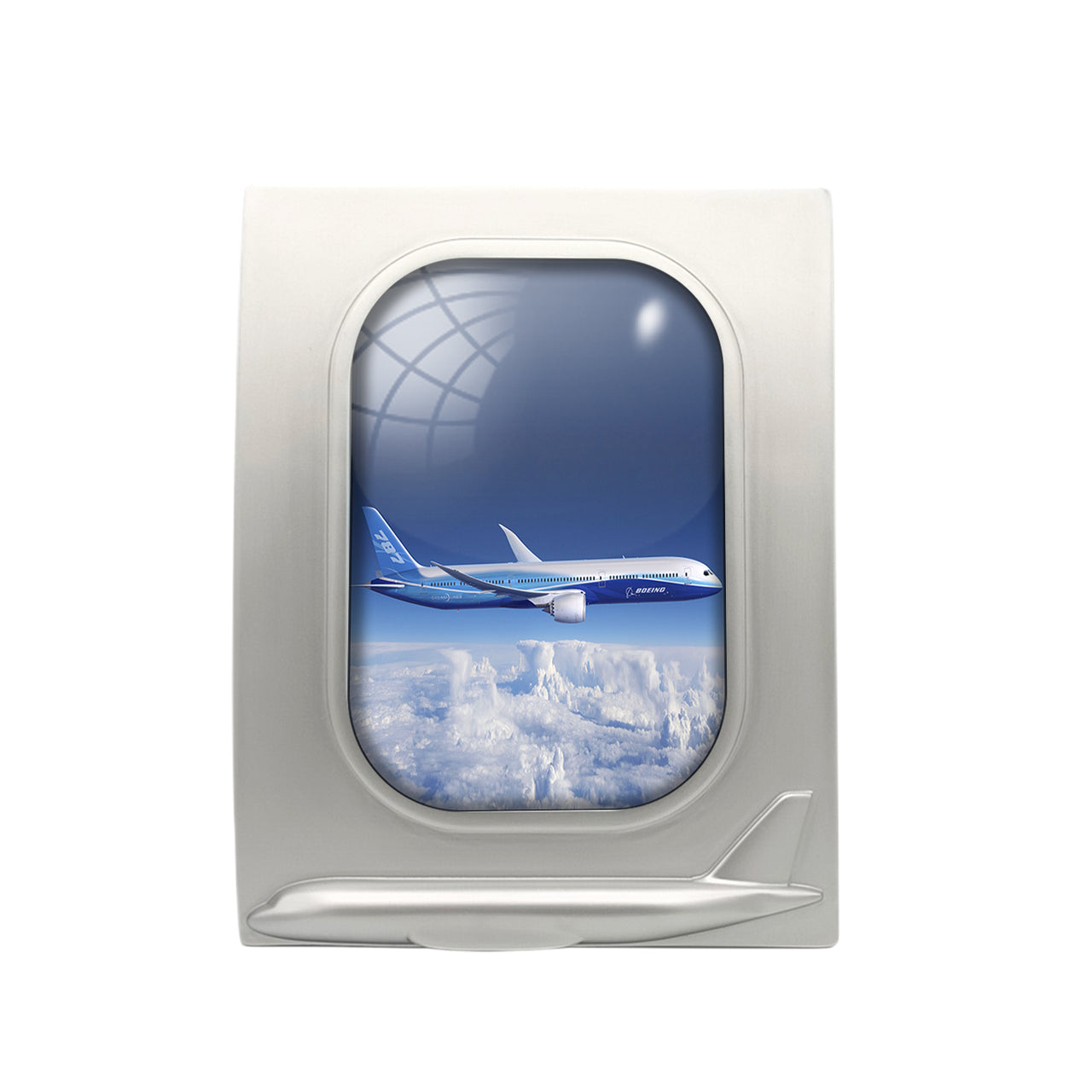 Boeing 787 Dreamliner Designed Airplane Window Photo Frame
