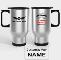 Thumbnail for Air Traffic Controller Designed Travel Mugs (With Holder)