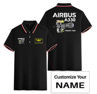 Thumbnail for Airbus A330 & Trent 700 Engine Designed Stylish Polo T-Shirts (Double-Side)