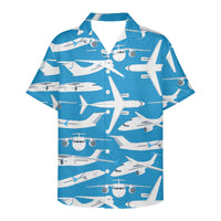 Thumbnail for Big Airplanes Designed 3D Hawaiian Shirts