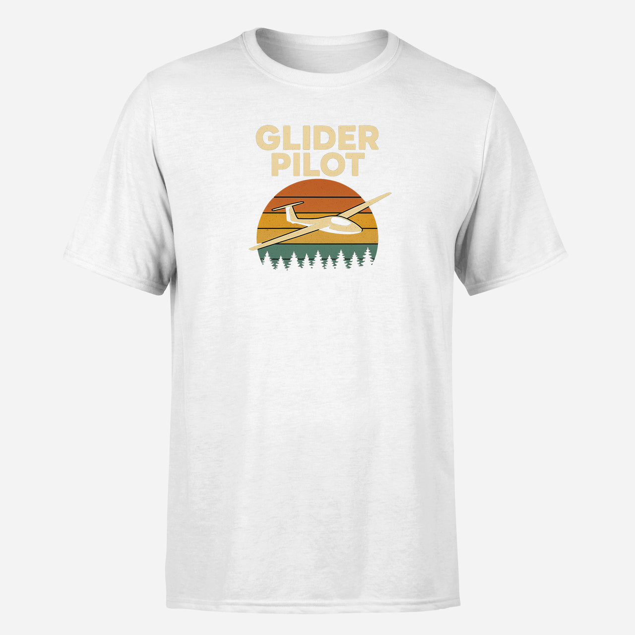 Retro Glider Design Super Quality T-Shirts