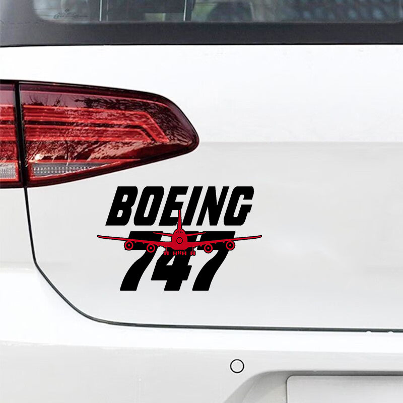 Amazing Boeing 747 Designed Car Sticker