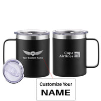 Thumbnail for Copa Airlines Designed Stainless Steel Laser Engraved Mugs