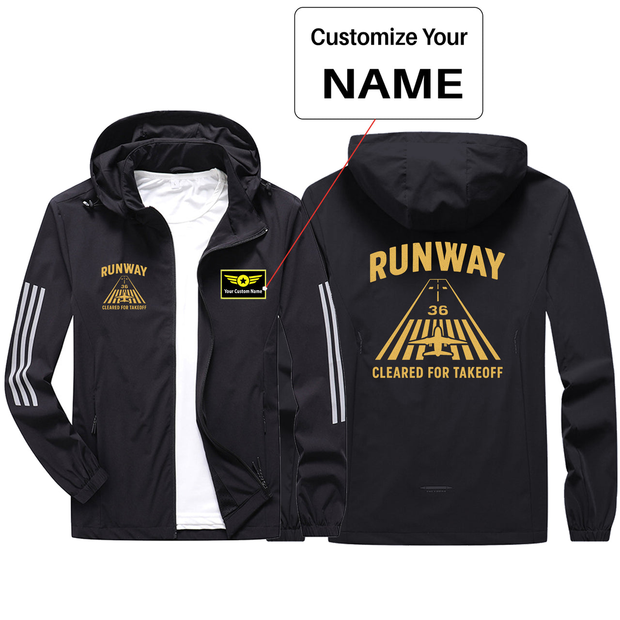 Cleared For Takeoff Design Sport & Running Jackets
