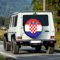 Thumbnail for Croatian Flag Designed Tire Cover Cases