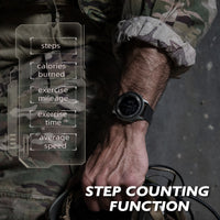 Thumbnail for TANK 3 Men's Digital Watch Sports Calories  Compass Waterproof 50M