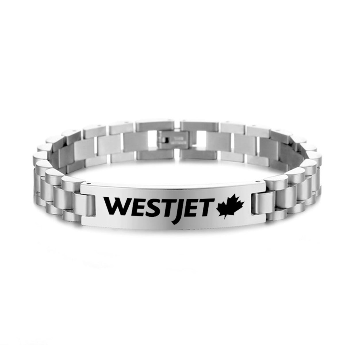 WestJet Airlines Designed Stainless Steel Chain Bracelets
