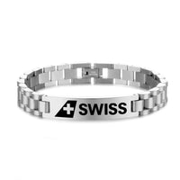 Thumbnail for Swiss International Airlines Designed Stainless Steel Chain Bracelets