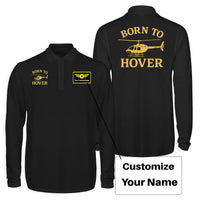 Thumbnail for Born To Hover Designed Long Sleeve Polo T-Shirts (Double-Side)
