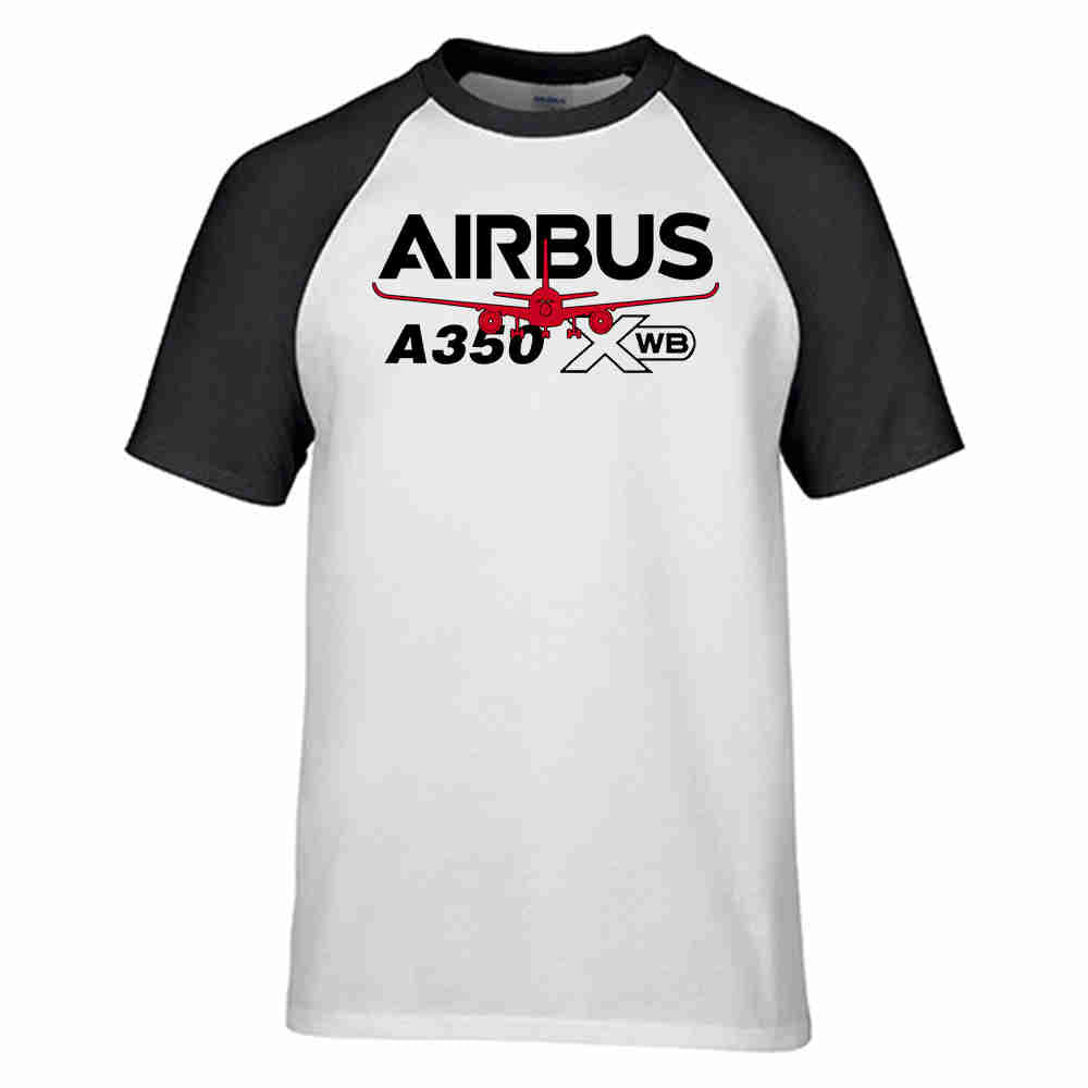 Amazing Airbus A350 XWB Designed Raglan T-Shirts
