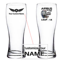 Thumbnail for Airbus A320neo & Leap 1A Designed Pilsner Beer Glasses