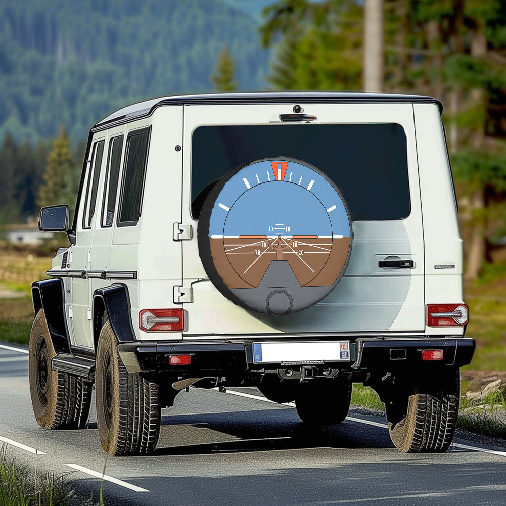 Artifial Horizontal Gyro Designed Tire Cover Cases