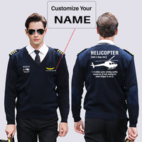 Thumbnail for Helicopter [Noun] Designed Wool Pilot Sweaters