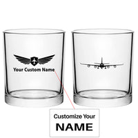 Thumbnail for Airbus A340 Silhouette Designed Special Whiskey Glasses