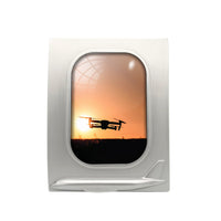 Thumbnail for Amazing Drone in Sunset Designed Airplane Window Photo Frame