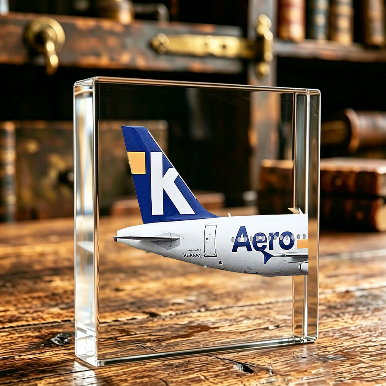 Aero K Tail Logo Crystal Ornament