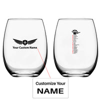 Thumbnail for Aviation Alphabet Designed Water & Drink Glasses
