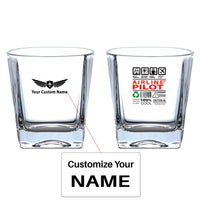 Thumbnail for Airline Pilot Label Designed Whiskey Glass