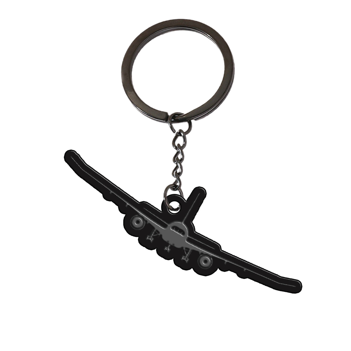 Boeing 787 Silhouette Designed Hollow Key Chains