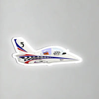 Thumbnail for L-39 Albatros Trainer Aircraft, American Spirit, Race Plane Inductive Wall Led Aircraft & 3D Lamp