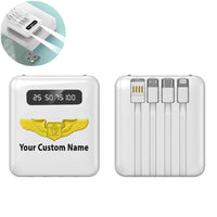 Thumbnail for Custom Name (Special US Air Force) Designed 10000mAh Quick Charge Powerbank