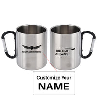 Thumbnail for British Airways Airlines Designed Stainless Steel Outdoors Mugs