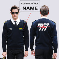 Thumbnail for Amazing Boeing 777 Designed Wool Pilot Sweaters