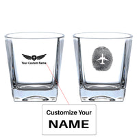 Thumbnail for Aviation Finger Print Designed Whiskey Glass