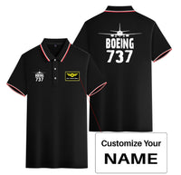 Thumbnail for Boeing 737 & Plane Designed Stylish Polo T-Shirts (Double-Side)