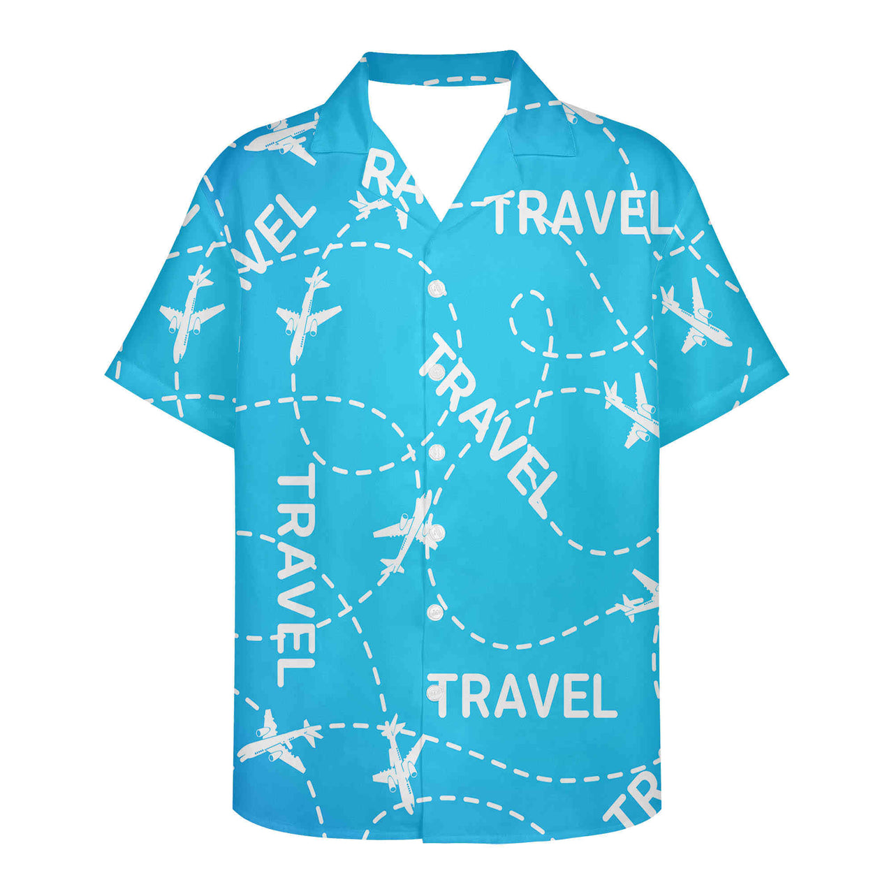 Travel & Planes Designed 3D Hawaiian Shirts