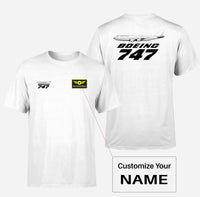 Thumbnail for The Boeing 747 Designed Double-Side T-Shirts