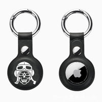 Thumbnail for Skeleton Pilot Design Airtags Leather Cases