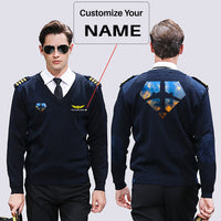 Thumbnail for Supermen of The Skies (Sunrise) Designed Wool Pilot Sweaters