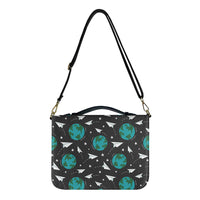 Thumbnail for Paper Planes & Earth 2 Designed PU Accessories Bags Strap Style