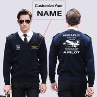 Thumbnail for If You're Cool You're Probably a Pilot Designed Wool Pilot Sweaters